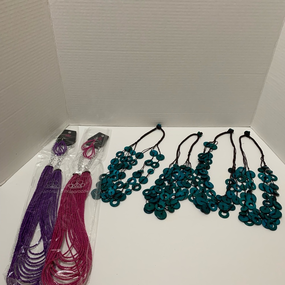 6 piece necklace bundle by Paparazzi Accessories